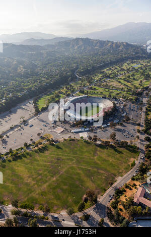 Pasadena, California, USA - April 12, 2017: Aerial View Of The Historic ...