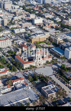 Aerial view of the Pasadena City Hall at California Stock Photo - Alamy