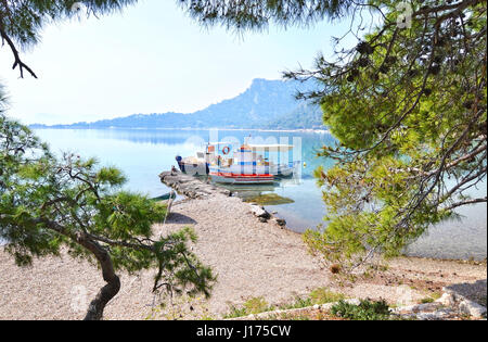 Heraion lake Loutraki Greece Stock Photo