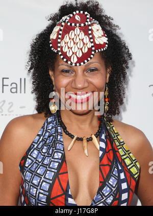 Los Angeles, Ca, USA. 18th Apr, 2017. Queen Diambi, At Premiere Of 'Let It Fall: Los Angeles 1982-1992' At The California African American Museum In California on April 18, 2017. Credit: Fs/Media Punch/Alamy Live News Stock Photo