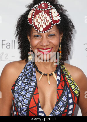 Los Angeles, Ca, USA. 18th Apr, 2017. Queen Diambi, At Premiere Of 'Let It Fall: Los Angeles 1982-1992' At The California African American Museum In California on April 18, 2017. Credit: Fs/Media Punch/Alamy Live News Stock Photo