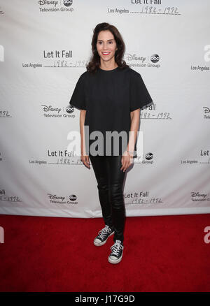 Los Angeles, Ca, USA. 18th Apr, 2017. Jami Gertz, At Premiere Of 'Let It Fall: Los Angeles 1982-1992' At The California African American Museum In California on April 18, 2017. Credit: Fs/Media Punch/Alamy Live News Stock Photo