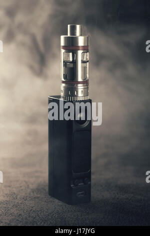 Electronic cigarette, Non carcinogenic alternative for smoking, vintage look Stock Photo