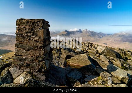 Snowdon from Moel Siabod Stock Photo