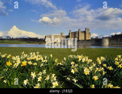 Springtime at Leeds Castle. Kent. England. UK Stock Photo
