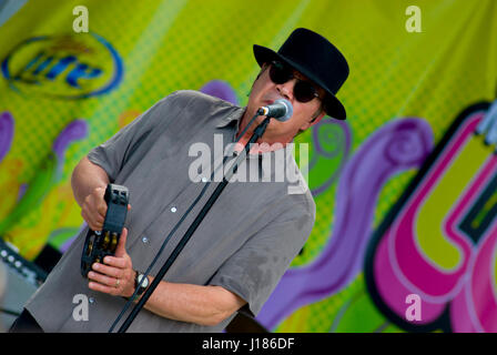 Mitch Ryder and the Detroit wheels music live concert outside festival Stock Photo