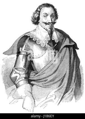 Gottfried Heinrich Graf zu Pappenheim, 1594 - 1632, a general in the Thirty Years' War for the Catholic League Stock Photo