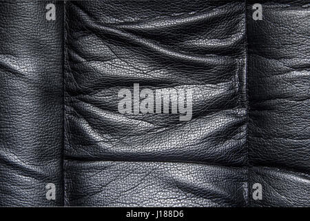 Black leather Stock Photo