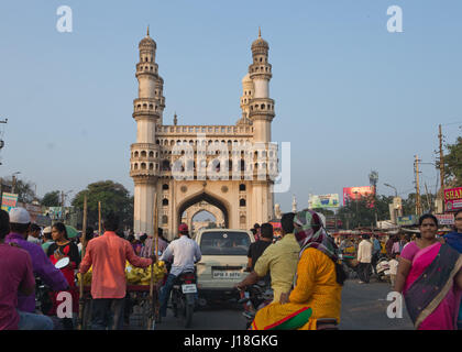 The Charminar in Hyderabad, Telangana, India. Stock Photo