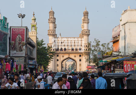 The Charminar in Hyderabad, Telangana, India. Stock Photo