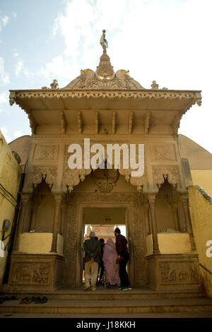 Temple nidhi van, vrindavan, mathura, uttar pradesh, india, asia Stock Photo