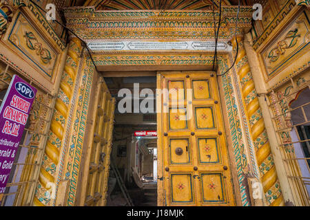 Traditional house, varanasi, uttar pradesh, india, asia Stock Photo