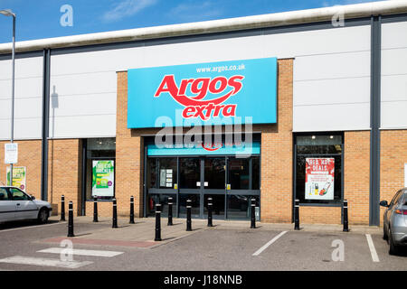 Argos Extra store front, Warminster, Wiltshire, England, UK Stock Photo