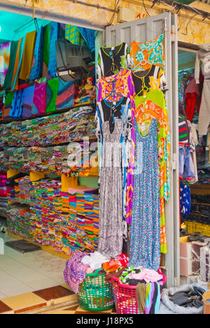 Mlahfa, Saharan fabrics, Dakhla, Western Sahara, administered by Morocco, Africa Stock Photo