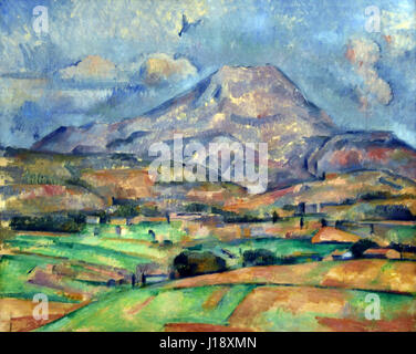 La Montagne Sainte Victoire 1888 Paul Cézanne 1839–1906 France French Stock Photo