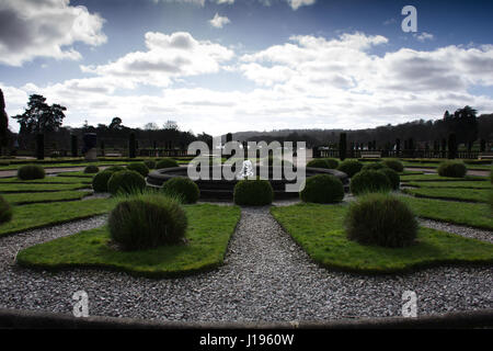 Fountain in Trentham Gardens near Stoke on Trent, Staffordshire, United Kingdom. Stock Photo