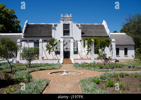 Toy and miniature museum fine example 19th century Cape Dutch architecture Stellenbosch Western Cape South Africa Stock Photo