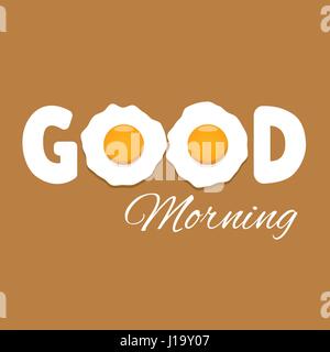 Good morning illustration Stock Vector