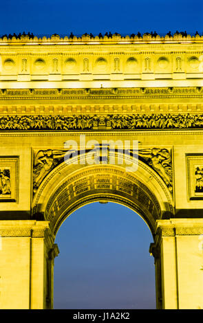 'Arc de Triomphe in Paris, France.' Stock Photo