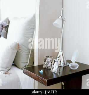 Modern bedside table. Stock Photo