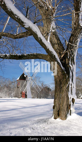 Eastham Windmill on Cape Cod, Massachusetts USA. Stock Photo