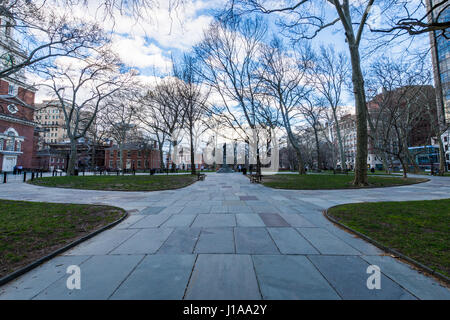 Thomas jefferson park garden in philadelphia pennsylvania Stock Photo