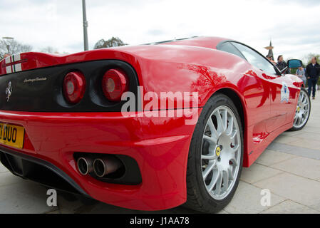 The Ferrari Challenge Stradale model based on the 360 Modena Stock Photo