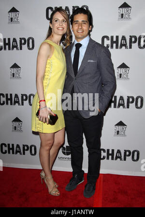 Los Angeles, CA, USA. 19th Apr, 2017. 19 April 2017 - Los Angeles, California - Guest. Univision's 'El Chapo' Original Series Premiere Event held at The Landmark Theatre. Photo Credit: AdMedia Credit: AdMedia/ZUMA Wire/Alamy Live News Stock Photo