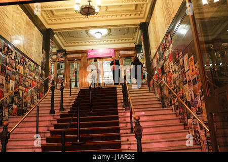 Melbourne Australia. 20th April 2017. Melbourne Town Hall plays host to  The Melbourne International Comedy Festival, the third largest comedy festival in the world since it was founded in 1987 and hosted by Barry Humphreys  with hundreds of local and international artists  and comedians and acts as  a vehicle for stand-up and cabaret acts sketch shows Credit: amer ghazzal/Alamy Live News Stock Photo