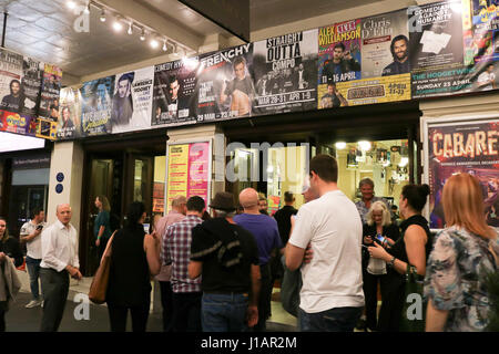 Melbourne Australia. 20th April 2017. Melbourne Town Hall plays host to  The Melbourne International Comedy Festival, the third largest comedy festival in the world since it was founded in 1987 and hosted by Barry Humphreys  with hundreds of local and international artists  and comedians and acts as  a vehicle for stand-up and cabaret acts sketch shows Credit: amer ghazzal/Alamy Live News Stock Photo