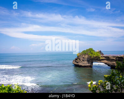 Tanah Lot Beach, Bali, Indonesia Stock Photo