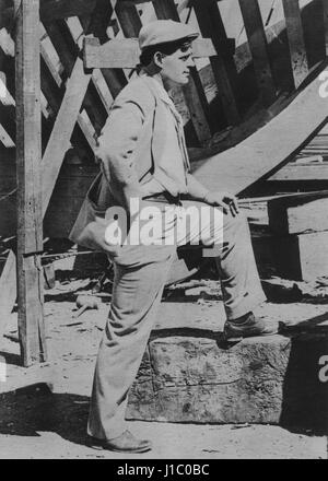 Jack London (1876-1916), American Novelist, Portrait, 1905 Stock Photo