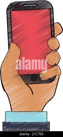 Mobile smartphone technology Stock Vector