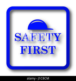 Safety first be careful symbol icon Stock Photo - Alamy