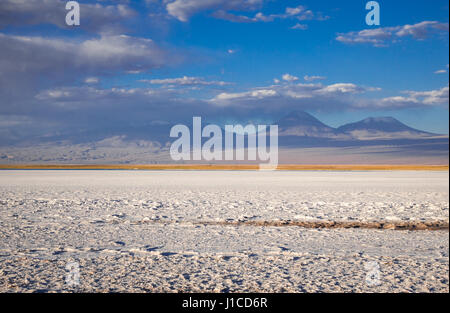 Laguna Tebinquinche sunset landscape in San Pedro de Atacama, Chile Stock Photo