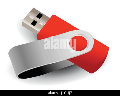 vector flash drive Stock Vector