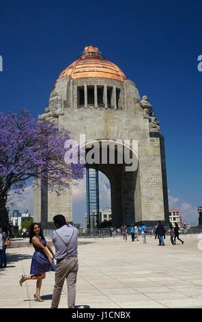 The Monumento A La Revolucion In The Plaza De La Republica In Mexico ...