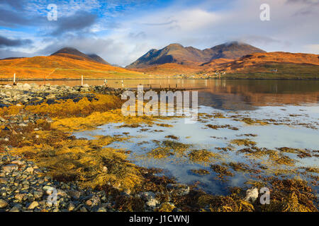 An Cliseam from Loch Bun Anhainn Eadarra on the Isle of Harris Stock Photo