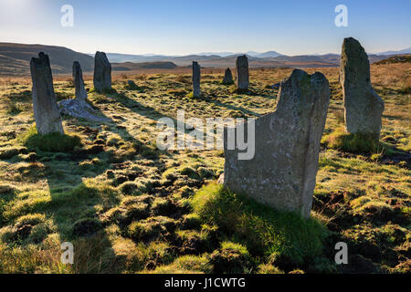 Callanish III Stone Circle on the Isle of Lewis Stock Photo