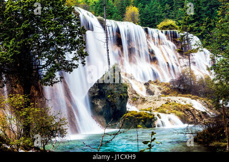 Jiuzhaigou scenery in Sichuan Province,China Stock Photo