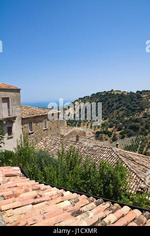 Panoramic view of Rocca Imperiale. Calabria. Italy. Stock Photo
