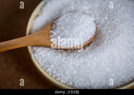 White granulated sugar Stock Photo