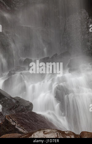 Melincourt Waterfall, Vale of Neath, Wales Stock Photo