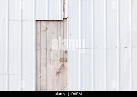 House wall in Eglisstadir, Est-West Iceland, Northern Europe Stock Photo
