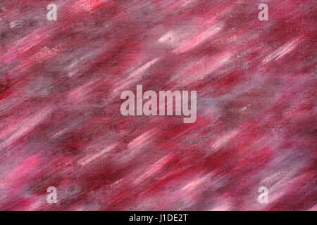 Empty abstract acrylic brush strokes painted canvas Stock Photo