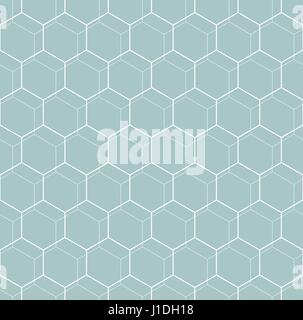 Seamless Abstract Vector Pattern With Hexagons Stock Vector