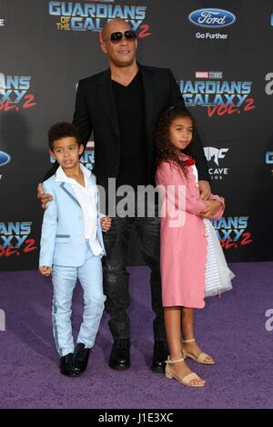 Vincent Sinclair, Vin Diesel, Hania Riley Sinclair 04/19/2017 The World