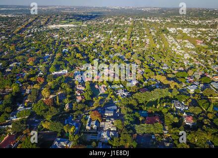 Johannesburg. 20th Apr, 2017. Photo taken on April 20, 2017 shows an aerial view of Houghton, north of Johannesburg, South Africa. The City of Johannesburg Local Municipality, situated in the northeastern part of South Africa with a population of around 4 million, is the largest city and economic center of South Africa. Credit: Zhai Jianlan/Xinhua/Alamy Live News Stock Photo