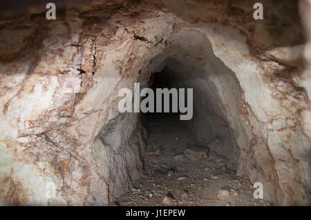 An abandoned mine in Sevier County, Utah. Stock Photo