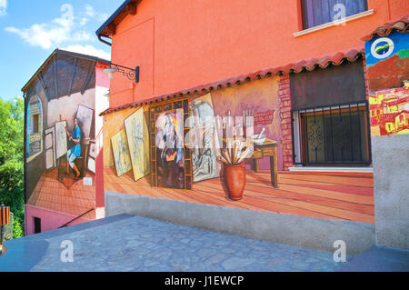 Alleyway. Satriano di Lucania. Italy. Stock Photo